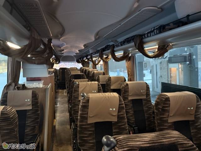 3列シートで広々