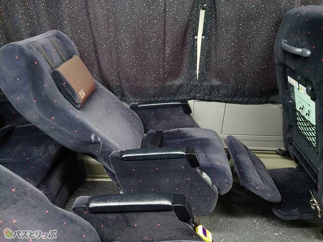 リクライニングさせてみたところ