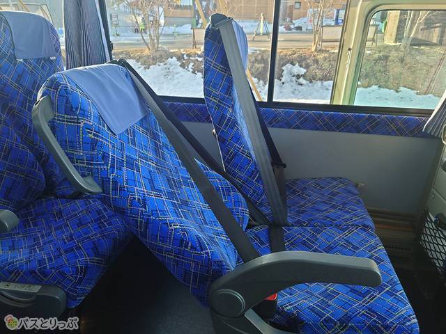 シートをリクライニングさせたところ