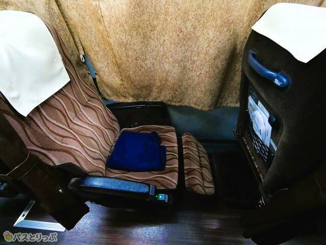 快適に座れる工夫がされているシート