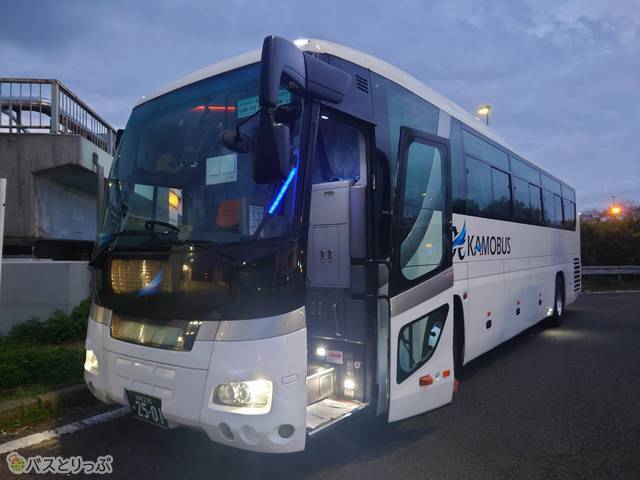 トイレ休憩で停車中