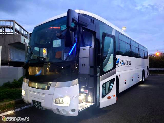 トイレ休憩で停車中