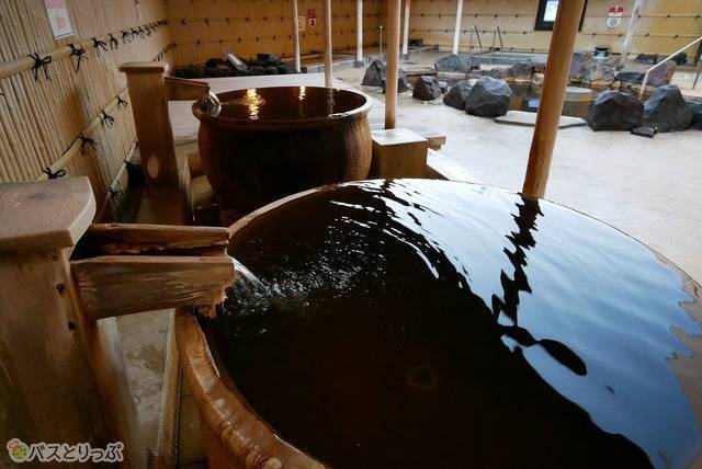 露天エリアにあるつぼ湯