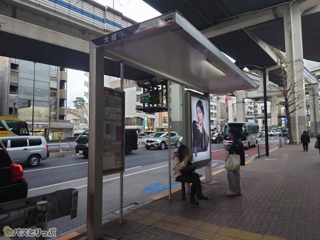 これは路線バスのバス停